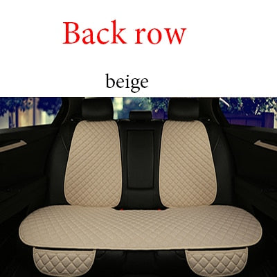 Comfortable Flax car seat cover protector Front or Rear Seat cushion pad cushion back car accessories Suitable for all car mode