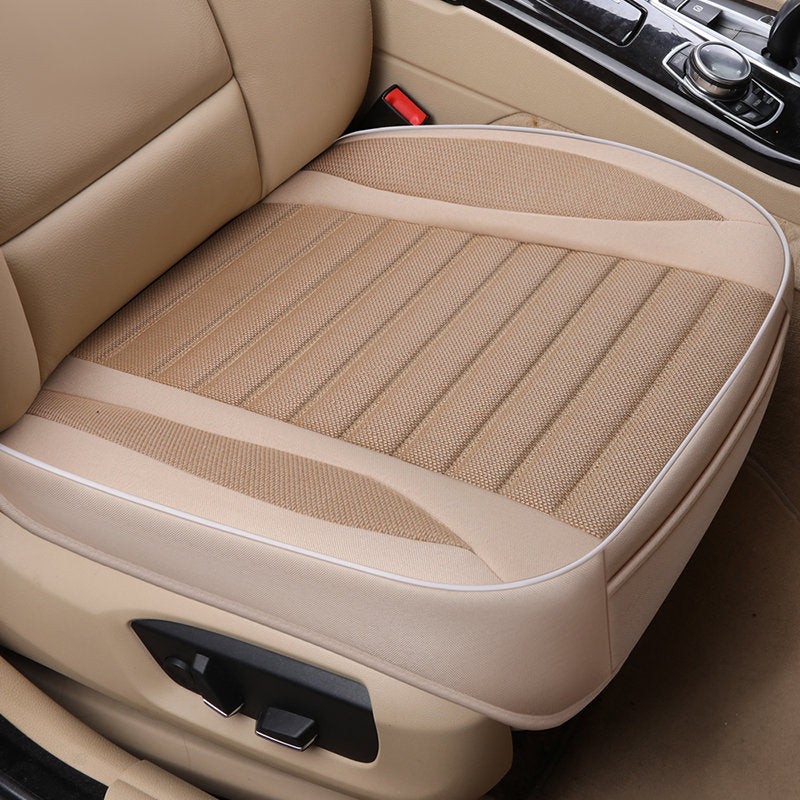 Car Seat Cover,Flax Cushion Seasons Universal Breathable For Most Four-Door Sedan&SUV Ultra-Luxury Car Seat Protection