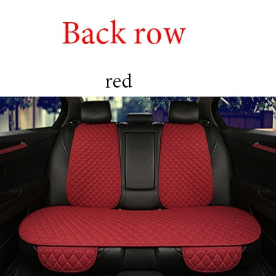 Comfortable Flax car seat cover protector Front or Rear Seat cushion pad cushion back car accessories Suitable for all car mode