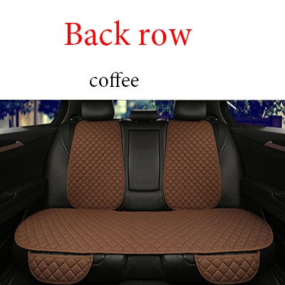 Comfortable Flax car seat cover protector Front or Rear Seat cushion pad cushion back car accessories Suitable for all car mode