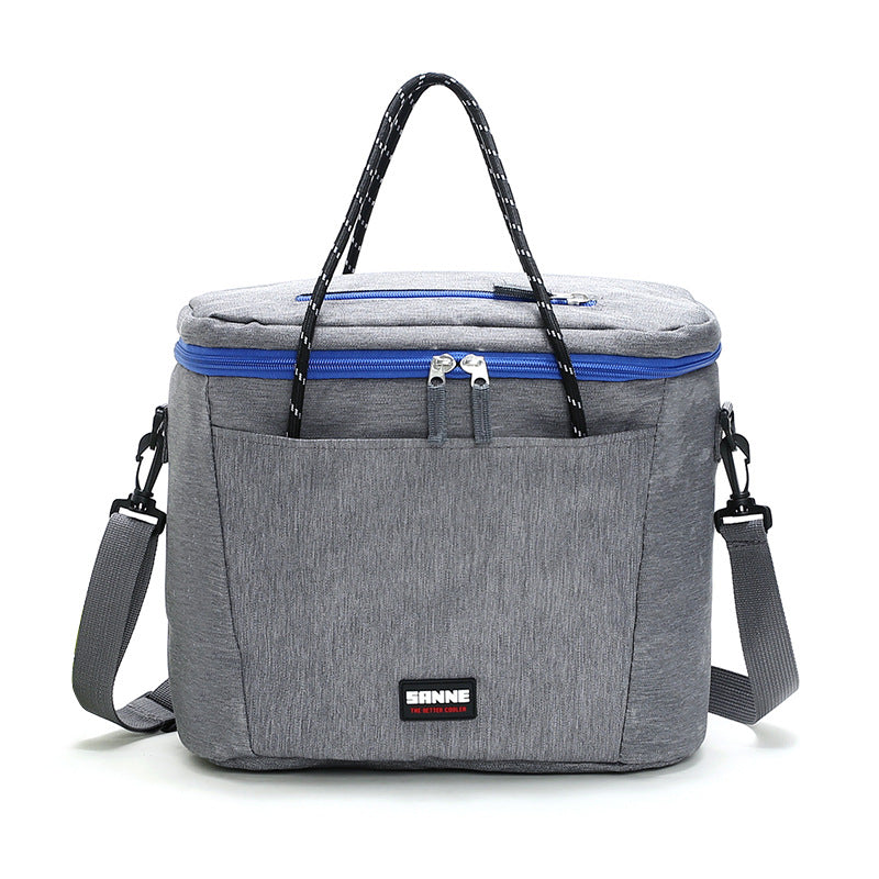 Outdoor Thermal Insulation Car Refrigerator Portable Large Capacity Household Thermal Insulation Bag Oxford Cloth Ice Bag