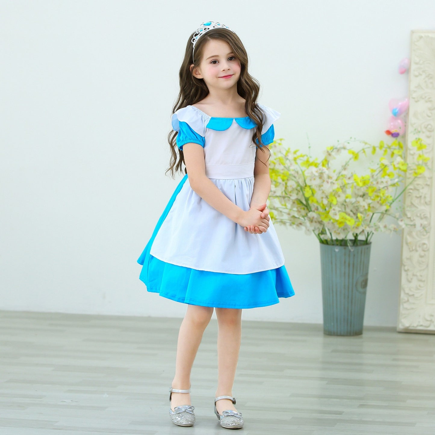 Girl's Princess Dress Alice Cotton Dress Birthday Halloween Dress