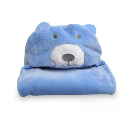 Baby Bathrobe Cute Cartoon Animal Blanket Toddler Baby Bath Towels Wraps Baby Soft Newborn Hooded Bathrobe