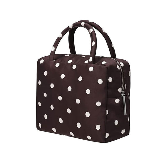 Vintage Y2K wave - point handbag for women. Good for travel, makeup. Niche design for students.