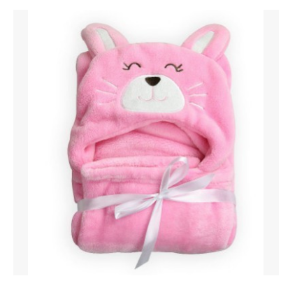 Baby Bathrobe Cute Cartoon Animal Blanket Toddler Baby Bath Towels Wraps Baby Soft Newborn Hooded Bathrobe