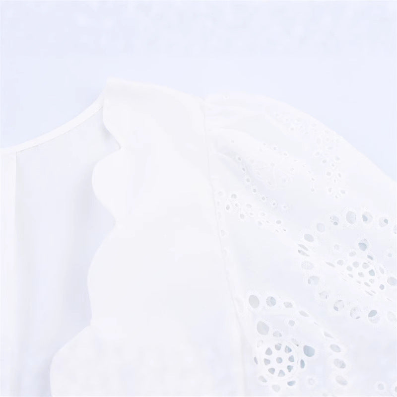 Long-Sleeve Fashion Loose Casual Design Sense Unique Charm Commuting Shirt Top